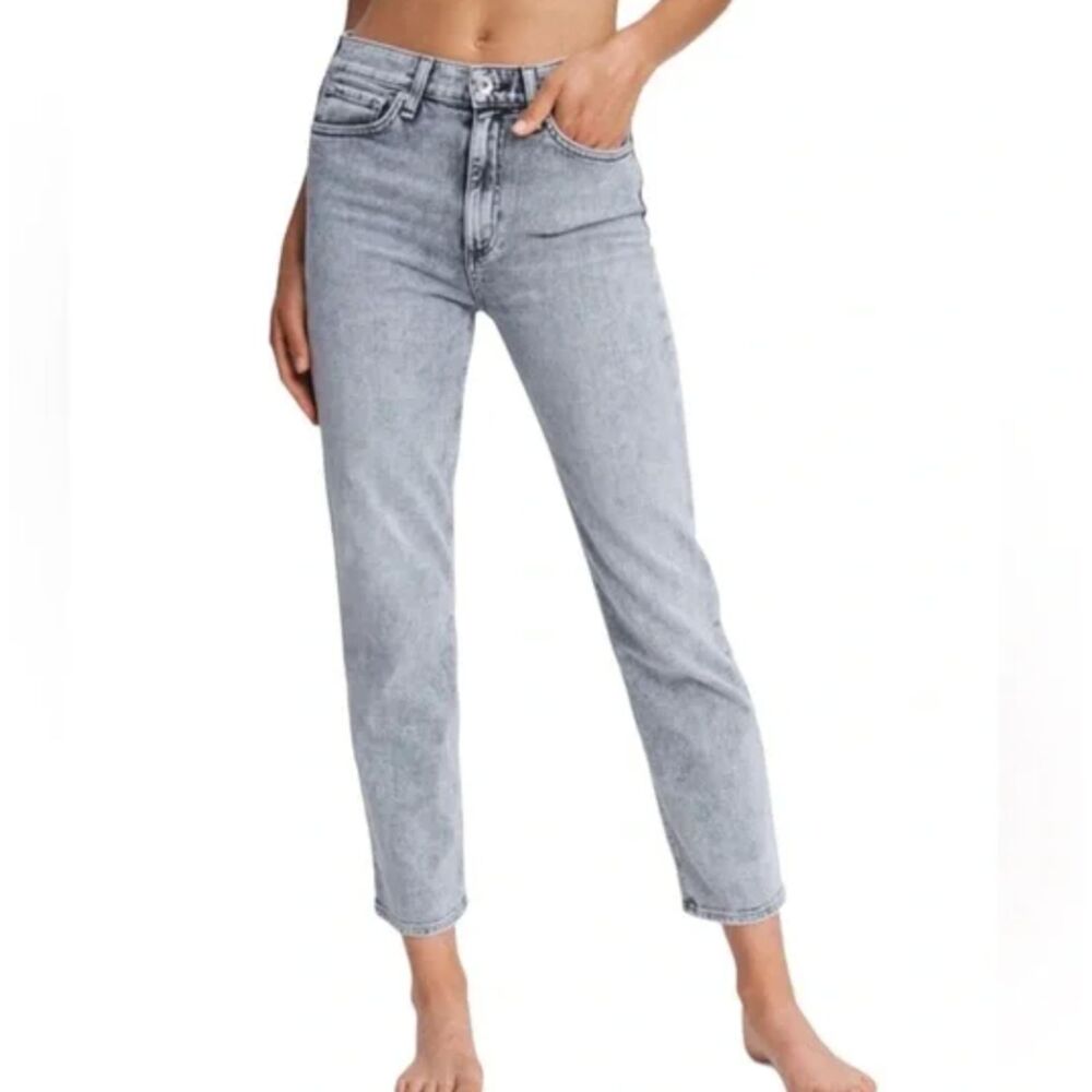 RAG & BONE Nina High Rise Ankle Cigarette Denim Dusty‎ Trail Sz 25